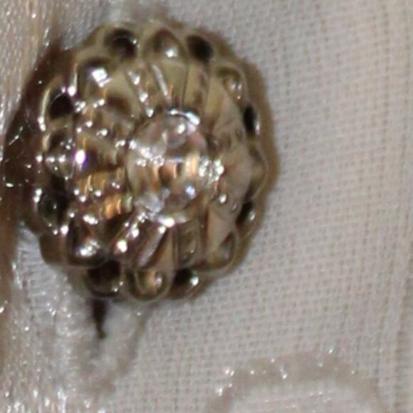 Pronti Collection by Phita Tan, Cream Long Sleeve Dress Shirt Size M - Picture 7 of 10